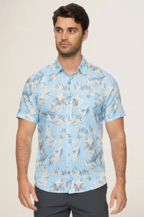 Munford Palm Print Shirt
