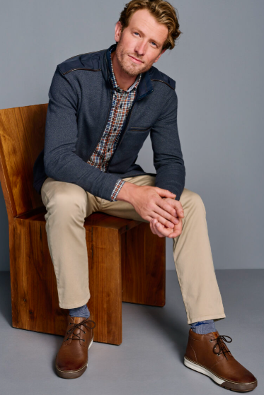 Melange Knit Full Zip