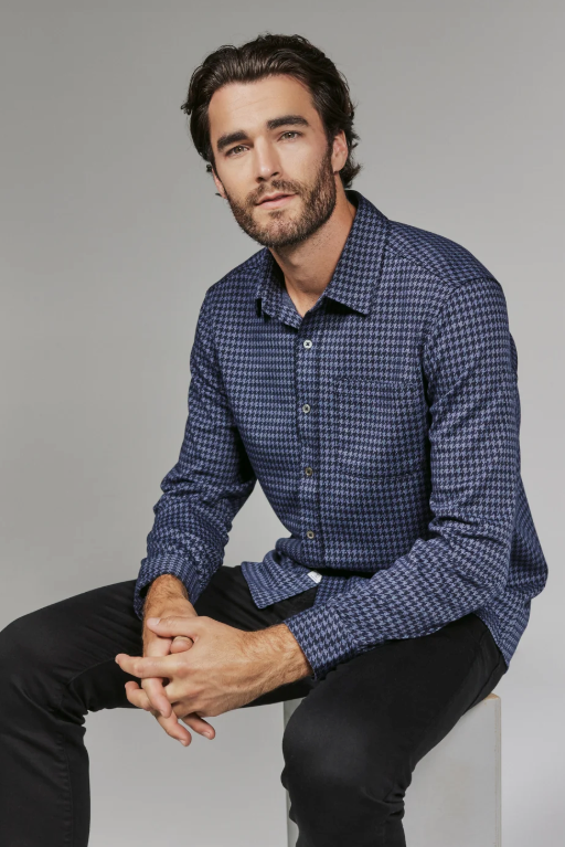 Generation Houndstooth Knit Shirt