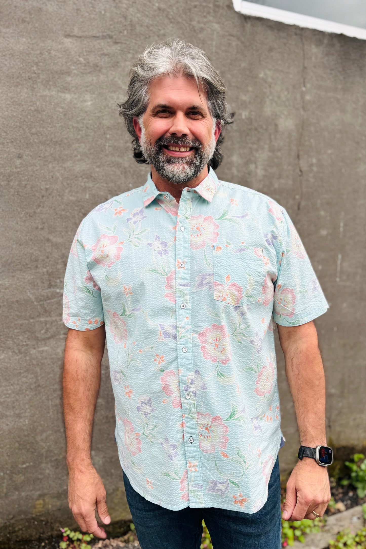 Short Sleeve Shirt-Turquoise
