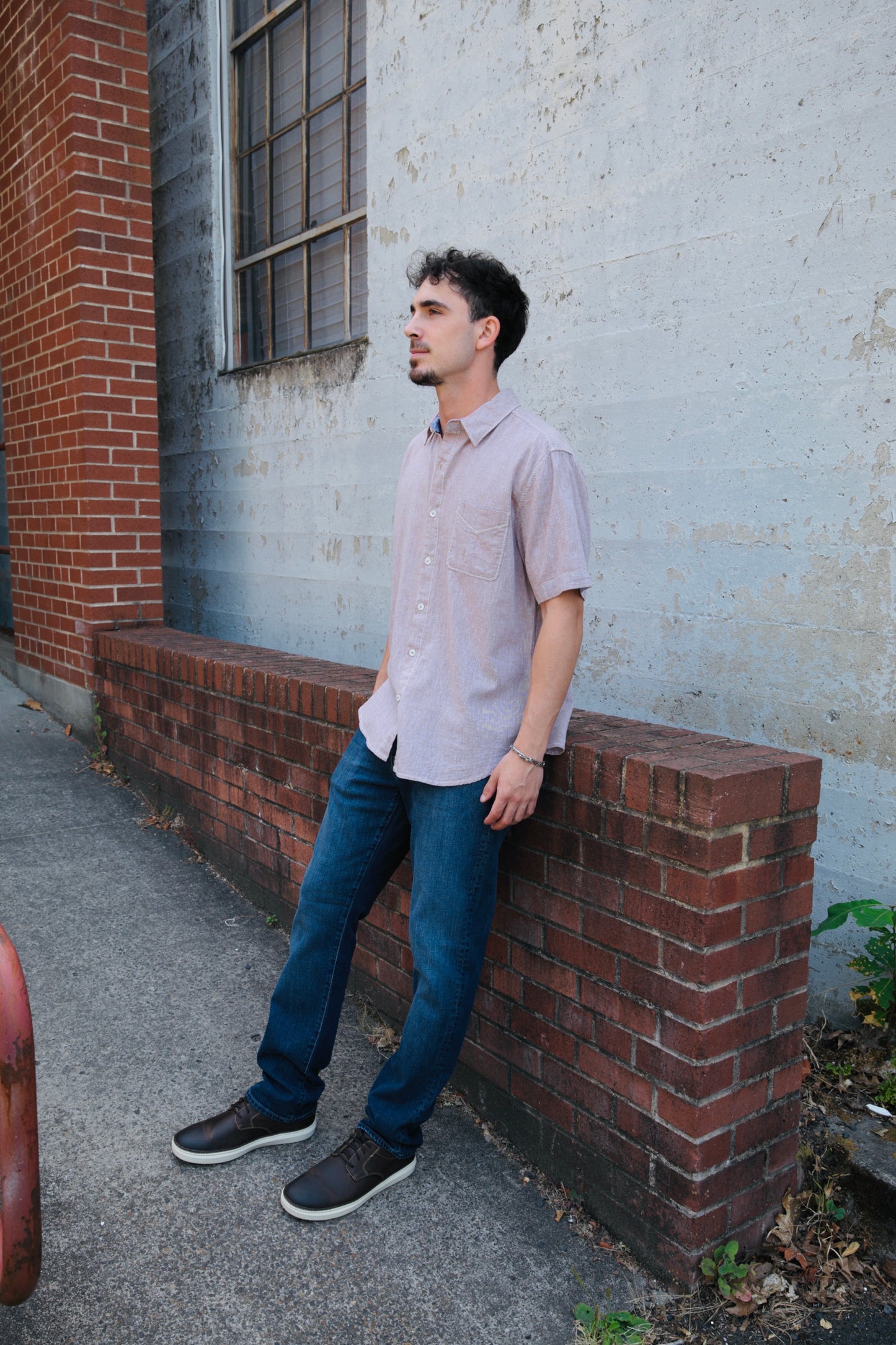 Short Sleeve Shirt-Khaki