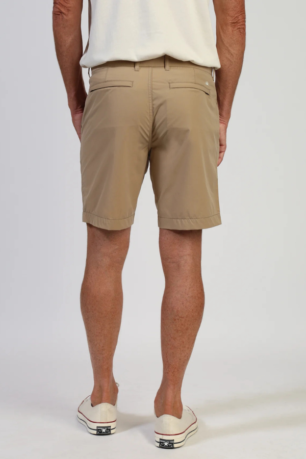 Hybrid Dock Short-Khaki