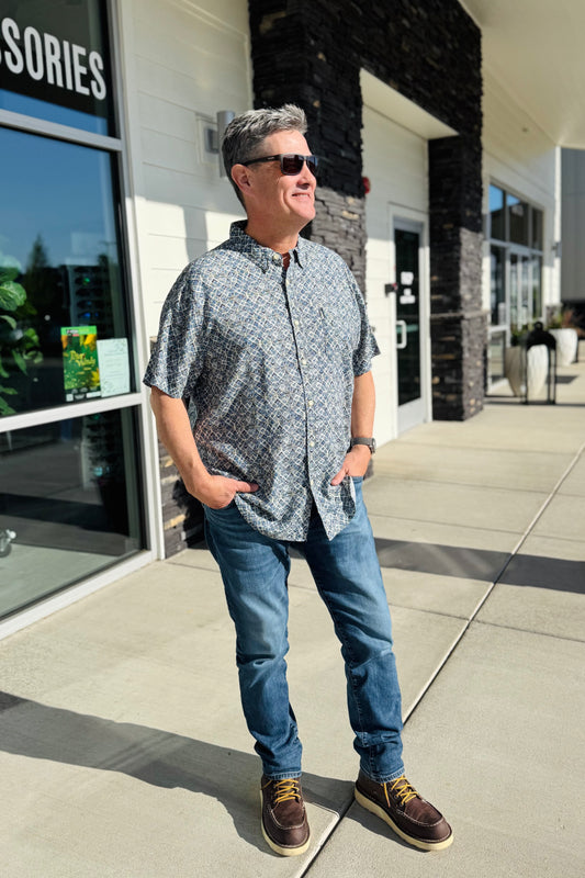 True Grit Kaleidoscope Linen Shirt