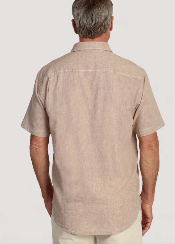 True Grit Washed Melange Shirt Back