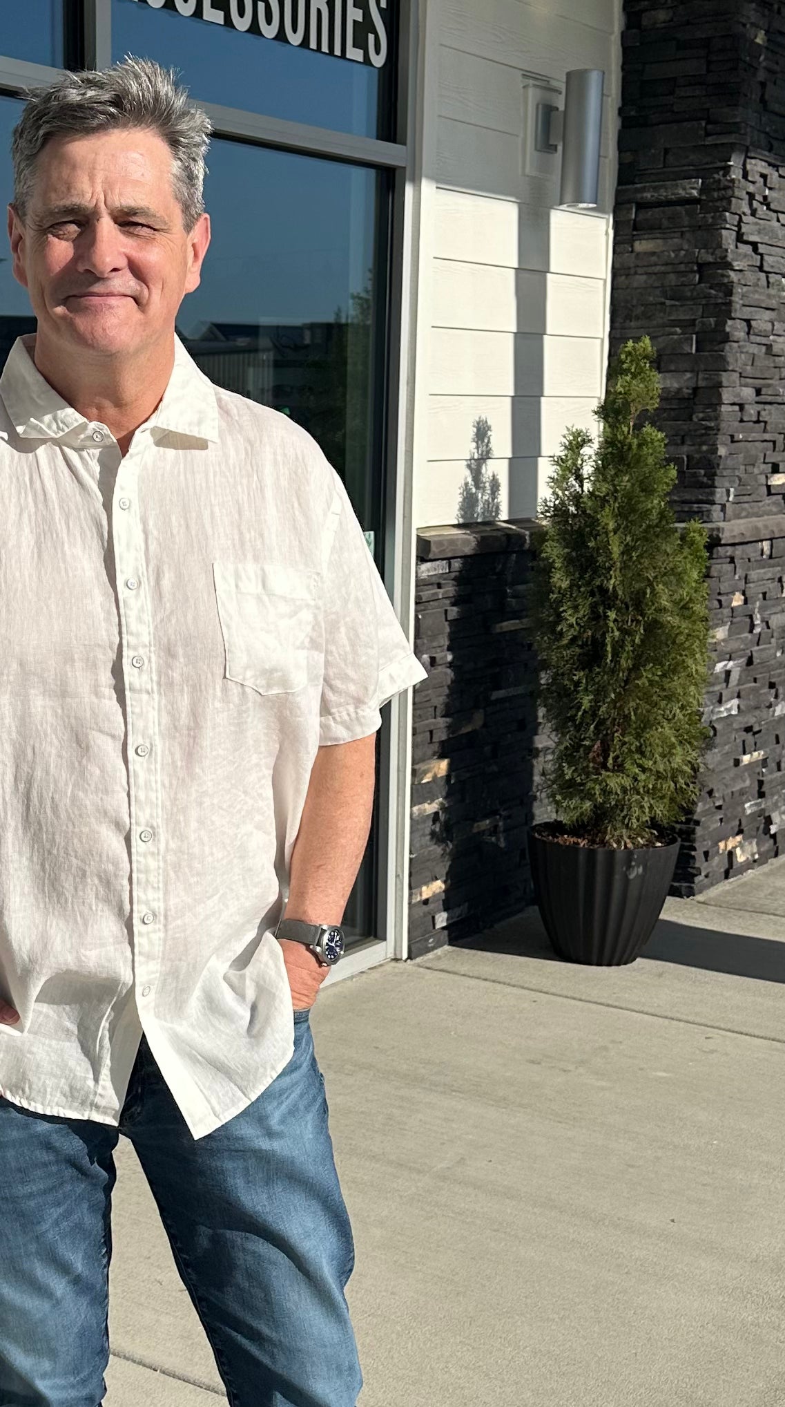 True Grit ss Linen Shirt