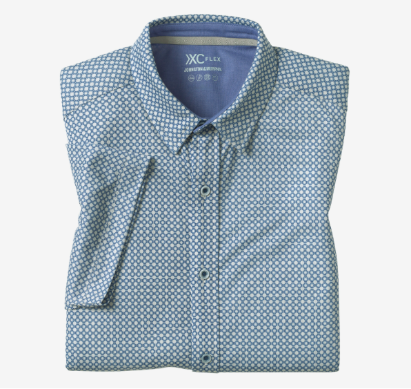 XC Flex® Short-Sleeve Print Knit Shirt