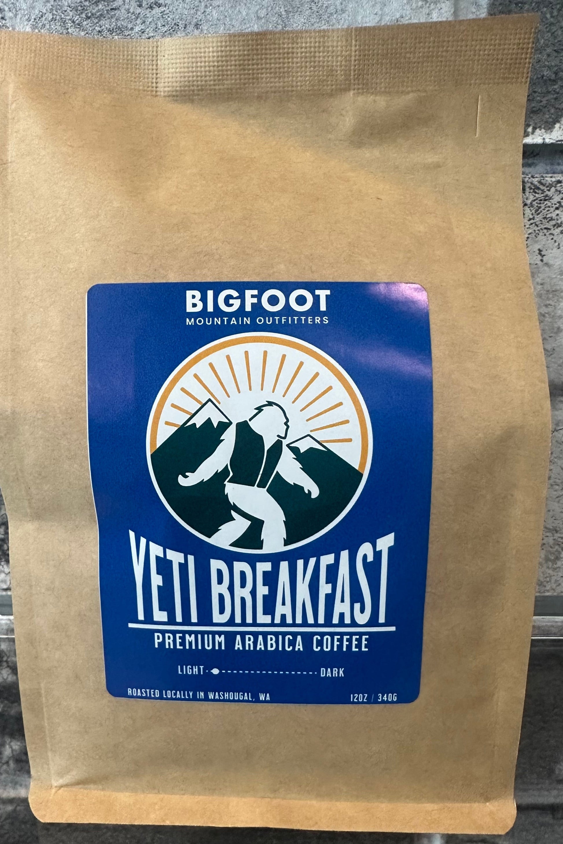 Yeti Breakfast Premium Light Roast Coffee 12oz/340G – Bigfoot Mountain Outfitters