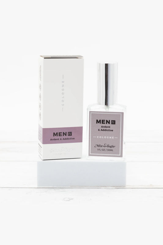 Mixologie Ardent and Addictive cologne spray, a bold, long-lasting men's scent to wear for date nights, evenings out and special occasions, a great gift for him