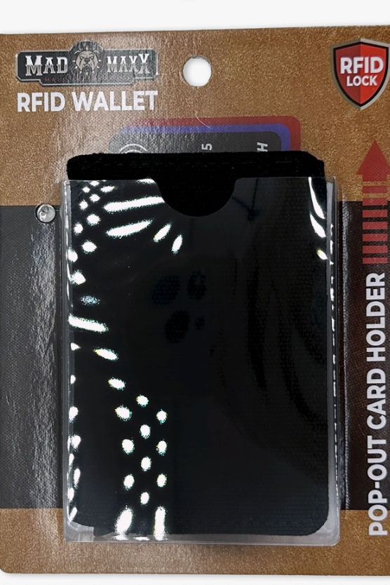 Mad Maxx Canvas Rfid Blocking Wallet, a slim, practical wallet for everyday carry, travel and nights out, a great gift for him