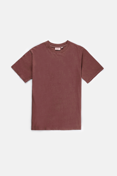 Rhythm classic vintage tee in Merlot, a garment-dyed, broken-in feel tee for surf trips, beach days, weekends and layering under a flannel