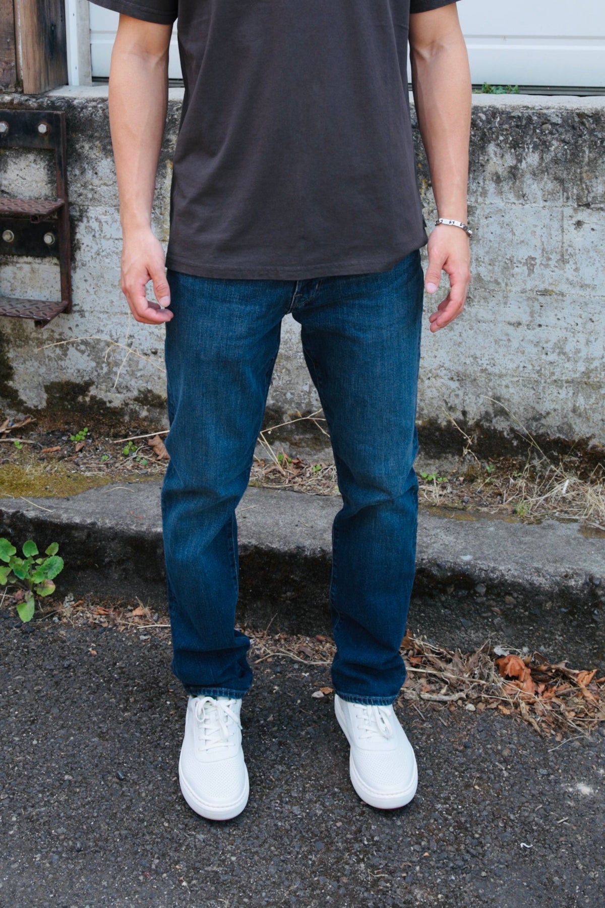 AG Everett slim straight jean in Crusade, a comfortable, versatile denim staple that dresses up for dinner or down for weekends and everyday wear