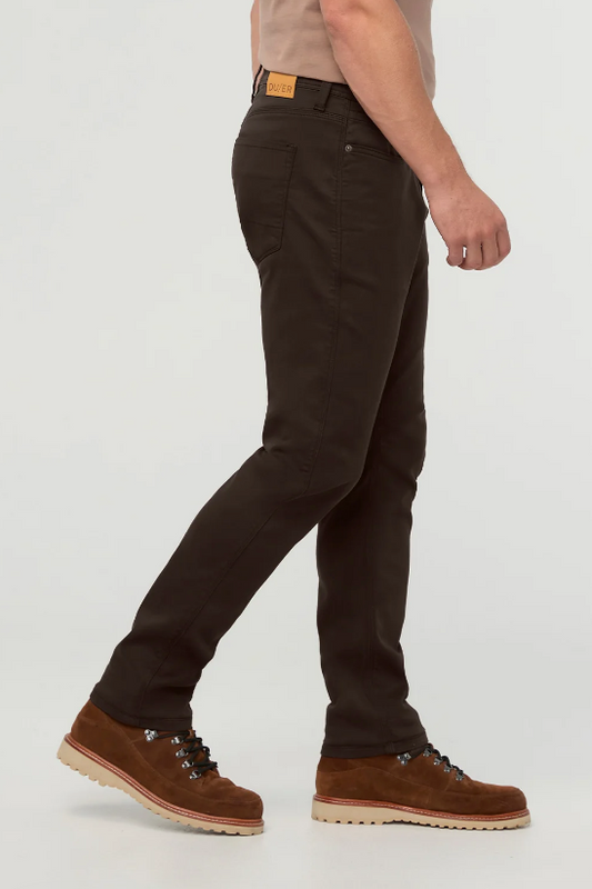 DUER No Sweat Athletic Jeans in Stout, comfortable, versatile denim that dresses up for dinner or down for weekends and everyday wear