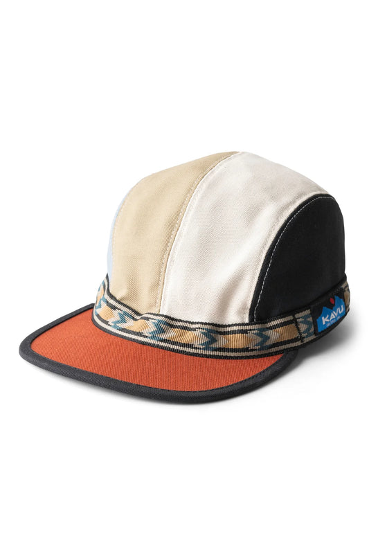 KAVU organic Strapcap in Mesa Mix, a classic organic cotton cap for hiking, fishing, road trips and everyday wear