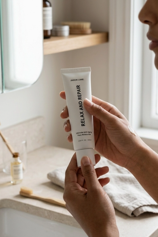 Jaxon Lane Relax And Repair Anti-Aging Moisturizer, a self-care staple that makes an easy upgrade to his everyday routine and a great gift