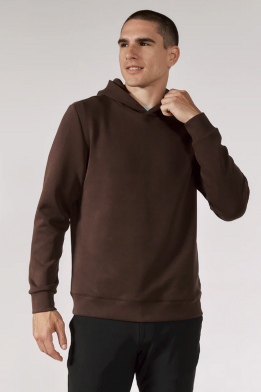 7 Diamonds Rev Hoodie Bordeaux, an easy layer for golf mornings, travel, the office and cool fall days