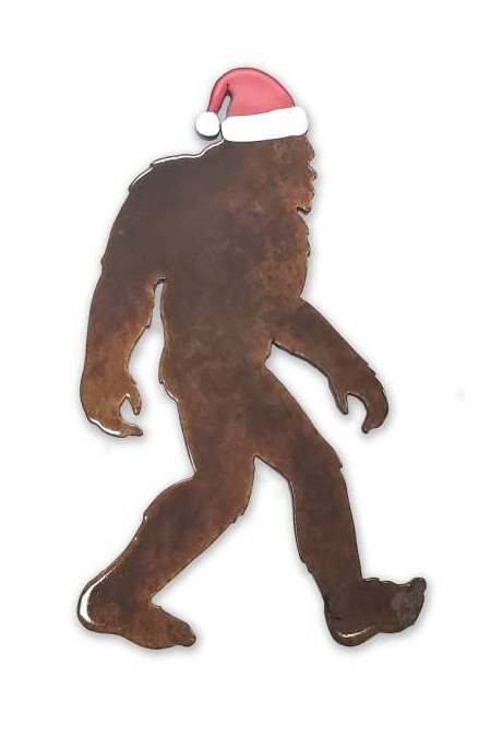 Paradise Cay Publications Santa Bigfoot, a fun, festive keepsake for holiday decorating, gift exchanges and Bigfoot fans