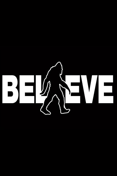 Signs 4 Fun Sasquatch Believe Magnet, a fun magnet for the fridge, toolbox or filing cabinet and an easy souvenir or stocking stuffer