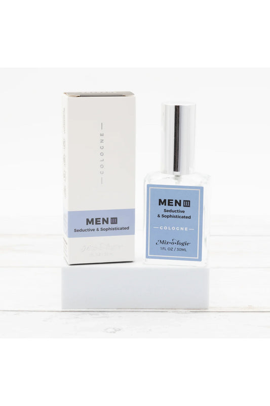 Mixologie Seductive and Sophisticated Cologne, a signature scent for date nights, the office, special occasions and everyday confidence, a great gift for him