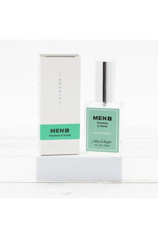 Mixologie Timeless and Torrid Cologne, a signature scent for date nights, the office, special occasions and everyday confidence, a great gift for him