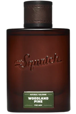 Dr. Squatch Woodland Pine cologne, an outdoorsy blend of cypress and pine for a fresh, natural scent at work, on dates or on weekend adventures, a great gift for him